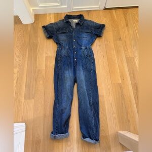 We The Free Blue Denim Jacket